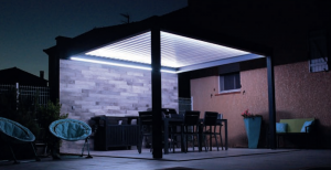 Pergola Bioclimatique AFM ouverture des lames Manuel