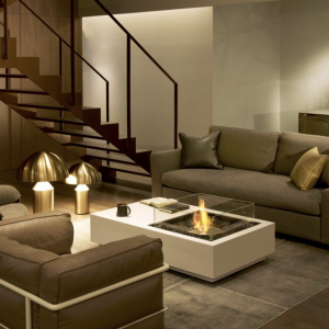 Manhattan 50 Meuble de cheminée, intérieur et extérieur