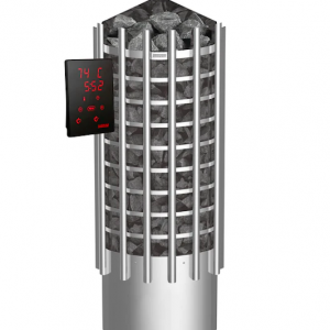 Poêle Harvia Glow Corner avec Unité de contrôle HARVIA Xenio CX170 WIFI