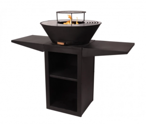 Barbecue avec plaque en acier BLACK EFP57B Pure Line